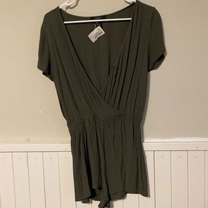 dark green dress